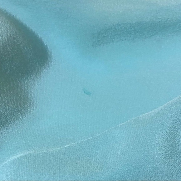 Lilly Pulitzer Silk Blue Long Sleeve Elsa Top - Picture 9 of 9